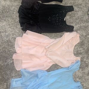 Chic Kids Bodysuit Set in Black, Pink, and Blue